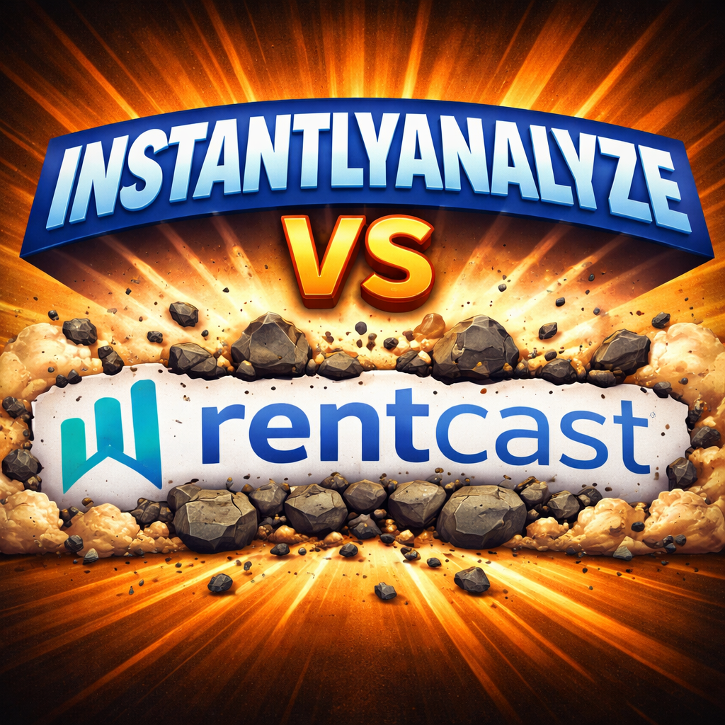 Investor comparing rental analysis software and rent estimate tools